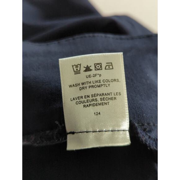 Van Heusen Womens 4 Black Stretch Dress Pants Ankle Slit Trim Career Work - Picture 13 of 13